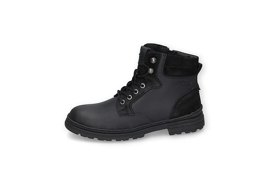 camel active Boots cow buff crazy SCHWARZ Schnürboots günstig online kaufen