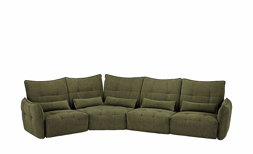 Ecksofa  Jeaneva ¦ grün ¦ Maße (cm): B: 471 H: 101 T: 200.0 Polstermöbel > günstig online kaufen