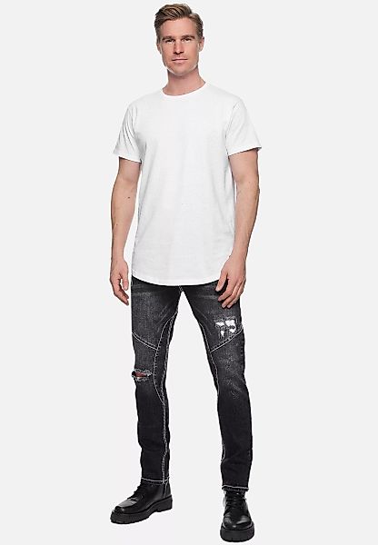 Rusty Neal Straight-Jeans "NISHO", mit trendigen Used-Details günstig online kaufen