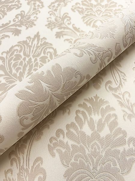 Newroom Vliestapete, Beige Glänzend Modern Ornamente günstig online kaufen