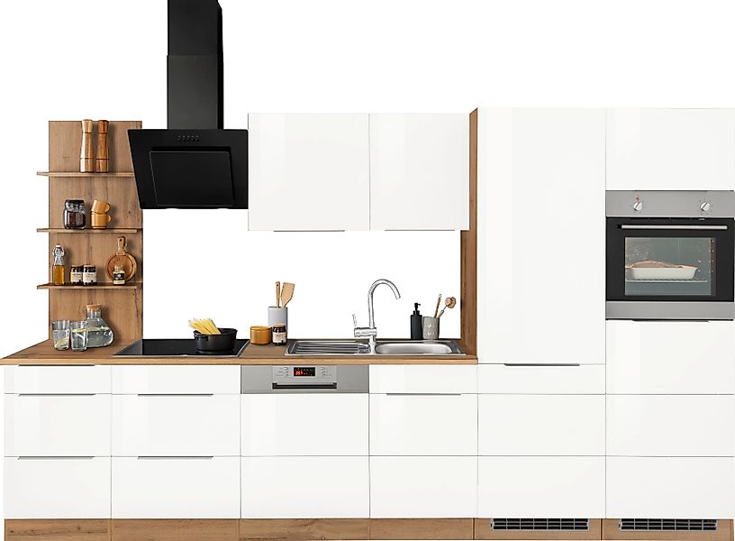 KOCHSTATION Küchenzeile »KS-Brindisi Breite 340 cm«, wahlweise mit E-Geräte günstig online kaufen