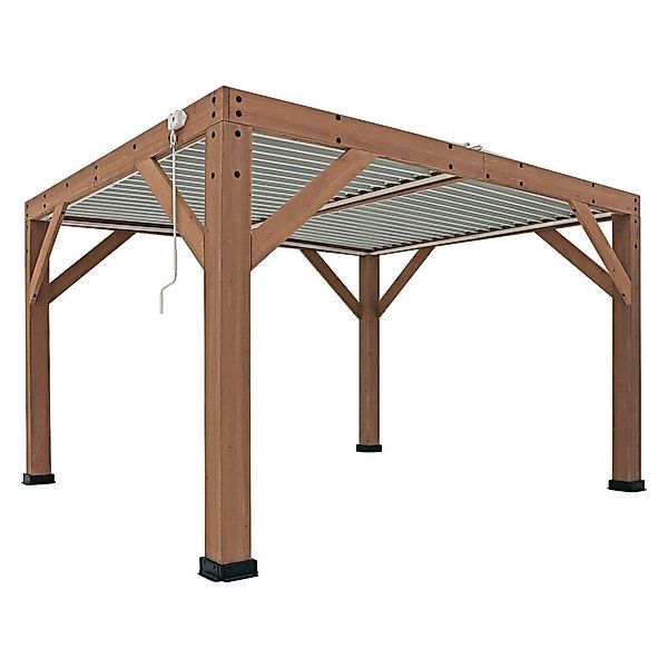 WESTMANN Pergola "Karl", 100 % FSC-zertifiziertes Zedernholz, Dach aus Alum günstig online kaufen