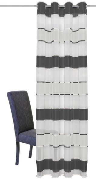 HOME WOHNIDEEN Vorhang "DARIAH" Ösen 1 Stk. tlg. HxB: 245x140, blickdicht günstig online kaufen
