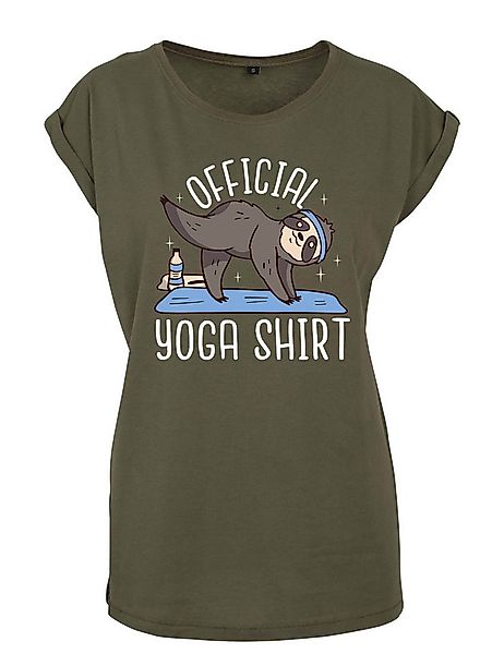 Youth Designz Print-Shirt "Official Yoga Shirt" Damen T-Shirt Statement ode günstig online kaufen