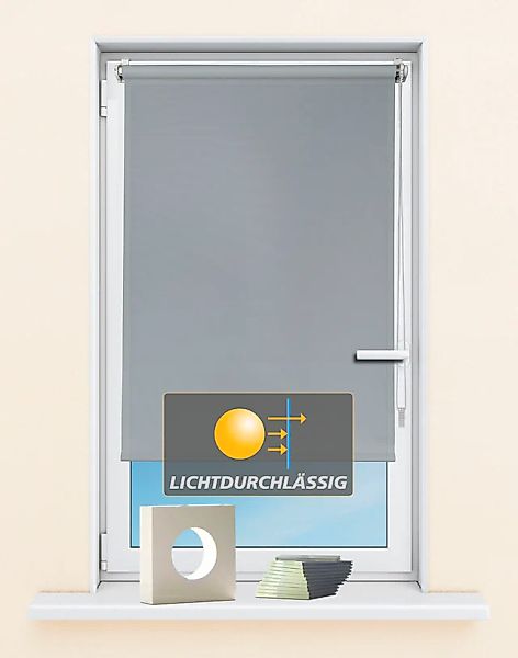 Kutti Seitenzugrollo »Seitenzugrollo 'Ida', Lichtschutz, Klemmfix, ohne Boh günstig online kaufen