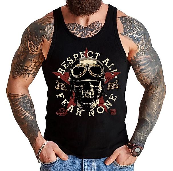 GASOLINE BANDIT® Tanktop Muskel-Shirt für Biker Racer Motorradfahrer: Respe günstig online kaufen