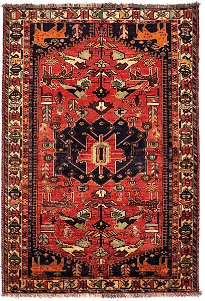morgenland Wollteppich »Shiraz Medaillon 250 x 160 cm«, rechteckig günstig online kaufen
