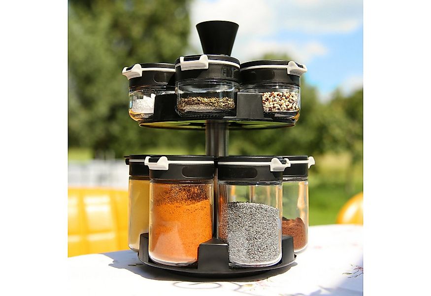 yourGEAR Gewürzkarussell your GEAR Gewürzstreuer Double-Flip 12 Gewürzdosen günstig online kaufen