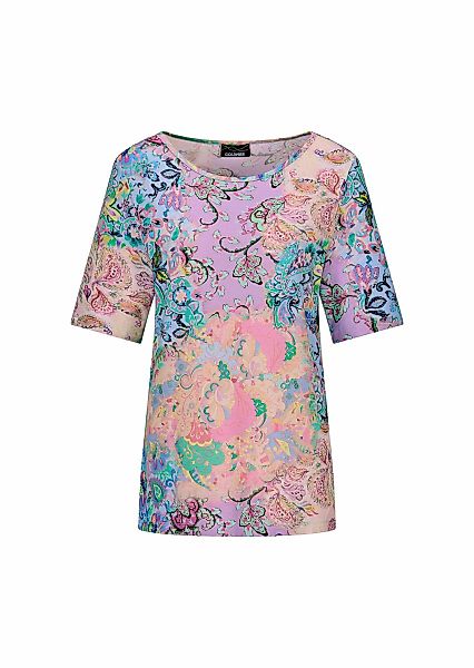 GOLDNER Print-Shirt "Kurzgröße Jersey-Shirt mit Paisleymuster" günstig online kaufen