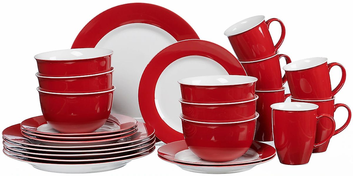 Ritzenhoff & Breker Kombiservice "Geschirr-Set, Service Doppio" in attrakti günstig online kaufen