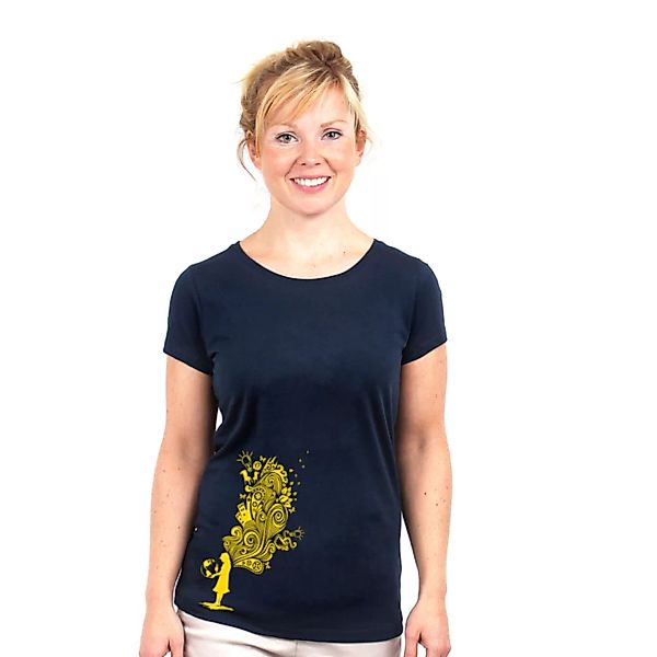 Embrace The World With Ideas - T-shirt Frauen Mit Print günstig online kaufen