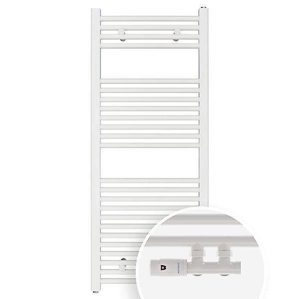Aquabad® Badheizkörper VIRGO Handtuch Heizkörper Mittelanschluss günstig online kaufen