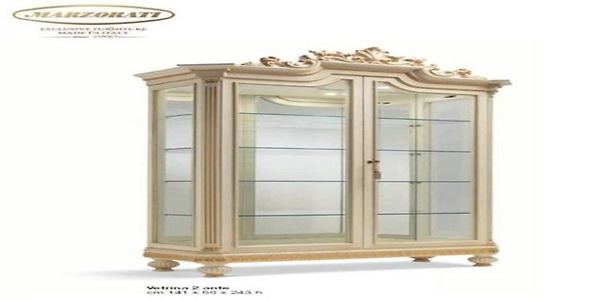 JVmoebel Vitrine Vitrine Schränke Vitrinen Holz Luxus Wohnzimmer Möbel Schr günstig online kaufen