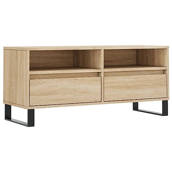 vidaXL TV-Schrank Sonoma-Eiche 100x34,5x44,5 cm Holzwerkstoff 831247 günstig online kaufen