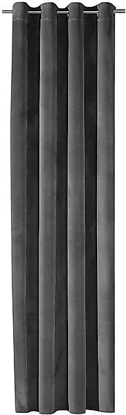 Gerster Gardine "Fenja" Ösen 1 Stk. tlg. Ösenschal aus Samtstoff günstig online kaufen