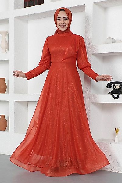 MODAMİHRAM Abendkleid KleidZip Detail Glitzer Abendkleid günstig online kaufen
