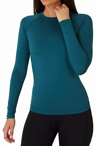 TCA Langarmshirt TCA Damen Thermo-Laufshirt - Blau, XS (1-tlg) günstig online kaufen