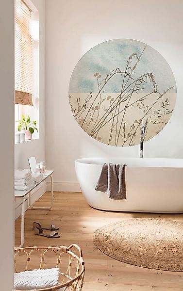 Komar Fototapete »Vlies selbstklebend - Gazon - Größe 125 x 125 cm«, bedruc günstig online kaufen