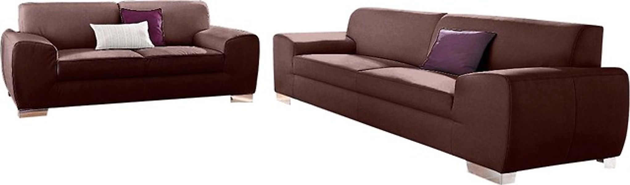 DOMO collection Polstergarnitur »Ricardo kubisch, modern und elegant, beque günstig online kaufen