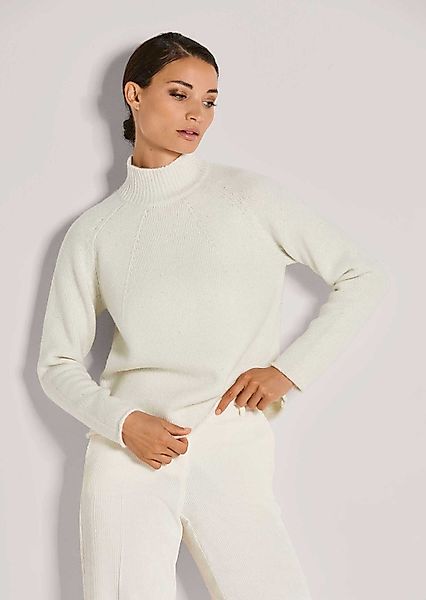 MADELEINE Strickpullover Moderner Glattstrickpullover mit Stehkragen günstig online kaufen