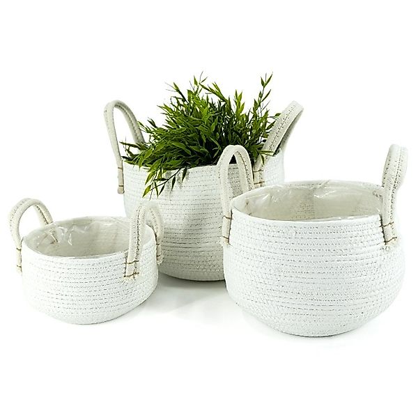 Macosa Home Pflanzkübel Pflanzkorb 3er Set günstig online kaufen