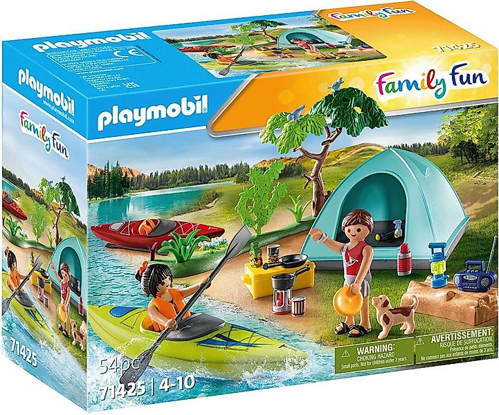 Playmobil® Zelten (71425), Family & Fun Konstruktions-Spielset, (54 St) günstig online kaufen