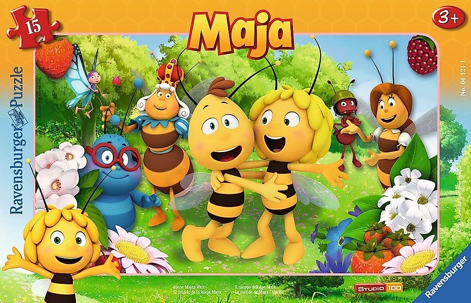 Ravensburger Puzzle 15 Teile Kinder Rahmen Puzzle Biene Maja Biene Majas We günstig online kaufen