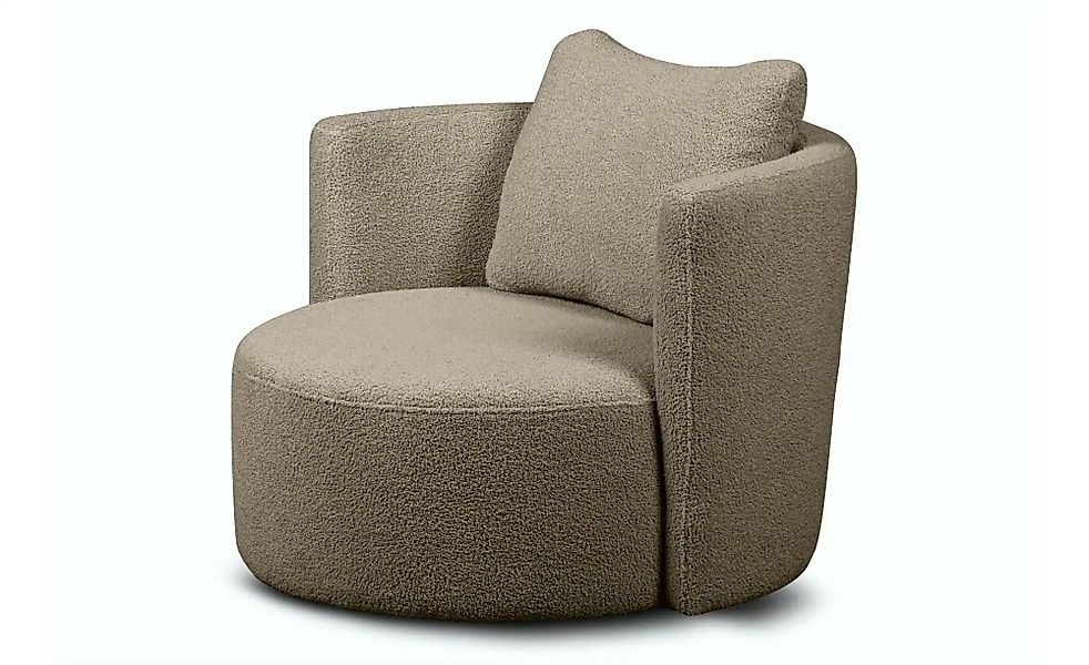 KONSIMO Drehsessel  Raggi ¦ braun ¦ Maße (cm): B: 92 H: 75 Polstermöbel > S günstig online kaufen