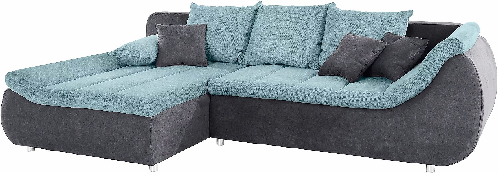 INOSIGN Ecksofa "Imola, elegant und modern, aktuelle Steppung im Sitz, bequ günstig online kaufen