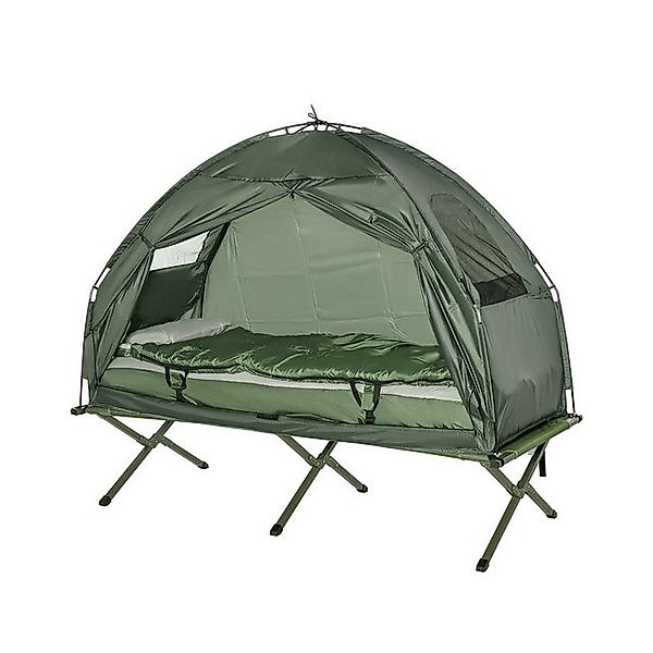 XDeer Feldbett 4 in 1 Erhöhtes Campingbett mit Feldbett Schlafsack und Matr günstig online kaufen