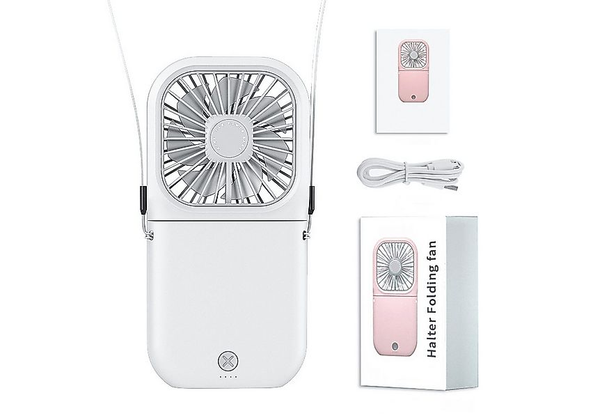 Senmudi Mini USB-Ventilator USB Ventilator 4 Geschwindigkeiten 3000mAh Akku günstig online kaufen