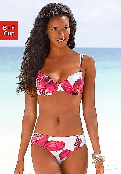 LASCANA Bügel-Bikini mit plakativem Blütenprint günstig online kaufen