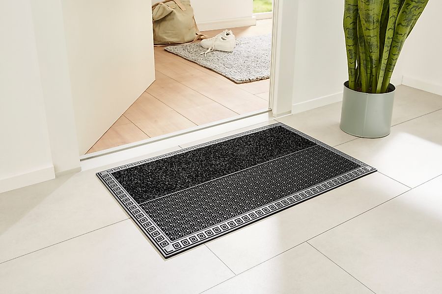 Home2Fashion Fußmatte DualClean - Squares, rechteckig, günstig online kaufen