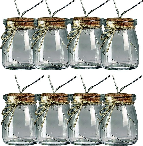 Luxform LED-Lichterkette Solar 8 LED Glas günstig online kaufen