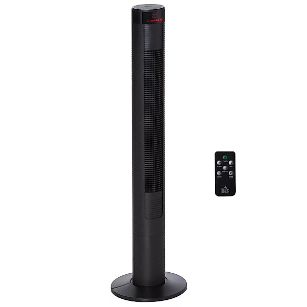 HOMCOM® Turmventilator mit Fernbedienung  Säulenventilator mit Timer, 45 W, günstig online kaufen