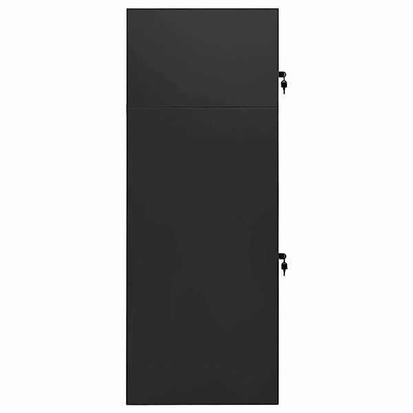 vidaXL Aktenschrank Sattelschrank Anthrazit 53x53x140 cm Stahl günstig online kaufen