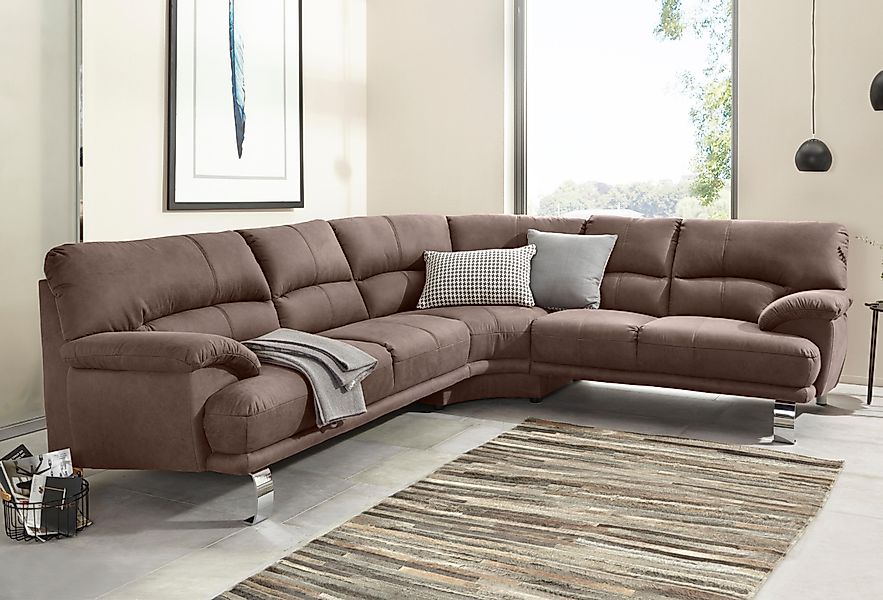TRENDMANUFAKTUR Ecksofa Cecilia II, in italienischen günstig online kaufen