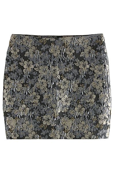 Next Minirock Jacquard-Minirock mit Blumen-Print (1-tlg) günstig online kaufen