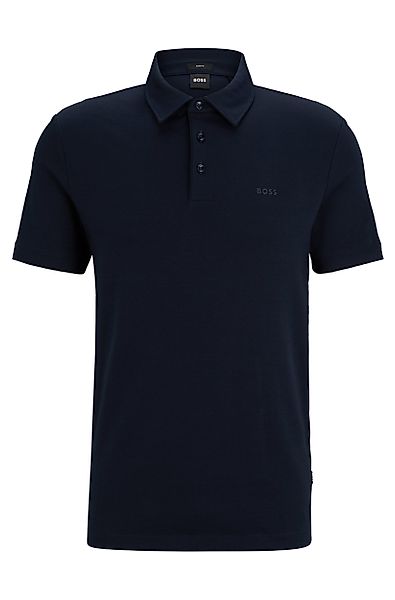BOSS Poloshirt Slim-Fit Poloshirt mit gummiertem günstig online kaufen