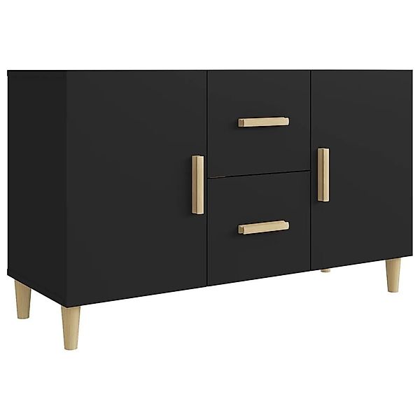 furnicato Sideboard Schwarz 100x36x60 cm Holzwerkstoff günstig online kaufen