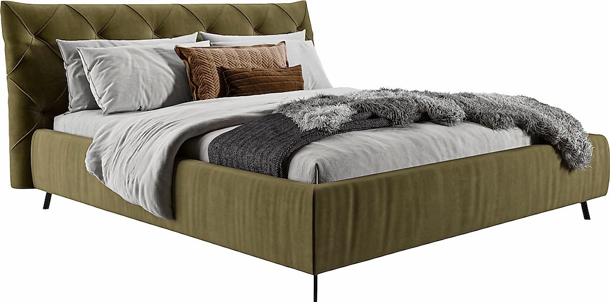 Home affaire Polsterbett "Elloree, in 4 Breiten bis 200cm, auch in Leder" K günstig online kaufen