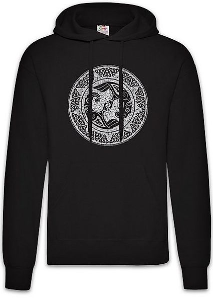 Urban Backwoods Hoodie Viking Shield II Herren Hoodie Schild Knoten Walhall günstig online kaufen