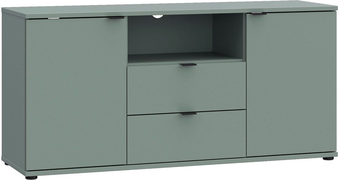 FORTE Lowboard "Ganymede" Breite 129,8cm, TV Board, Stauraum, Schublade; Me günstig online kaufen