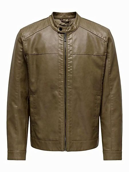 ONLY & SONS Bikerjacke MIKE PU RACER JACKET günstig online kaufen