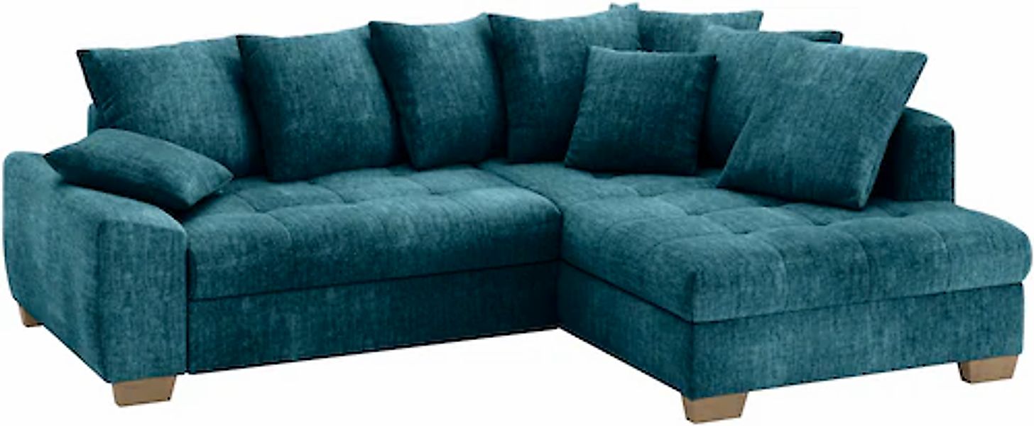 Mr. Couch Ecksofa »Nikita II, L-Form«, Wahlweise mit Bettfunktion, Bettkast günstig online kaufen