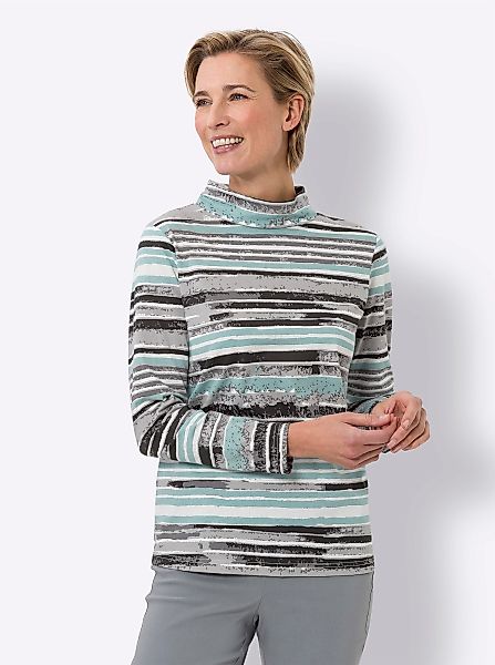 Sieh an! T-Shirt Stehkragenshirt günstig online kaufen