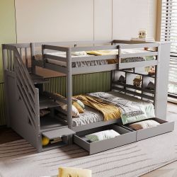 HAUSS SPOLE Etagenbett 90x200cm Treppe mit günstig online kaufen