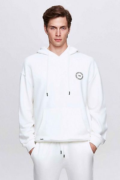 D'S DAMAT Kapuzensweatshirt Bedrucktes Twn-Sweatshirt mit entspannter Passf günstig online kaufen