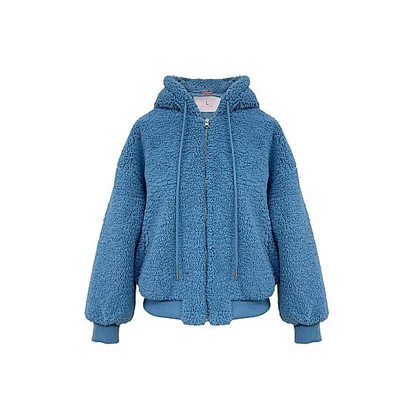 Lara Laurén Plüschjacke moderne Kapuzenjacke aus günstig online kaufen