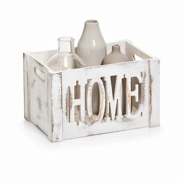 HTI-Living Aufbewahrungsbox Home 30x20x18cm weiß günstig online kaufen
